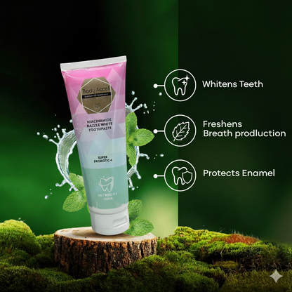 Real Niacinamide dazzle white toothpaste 100ml