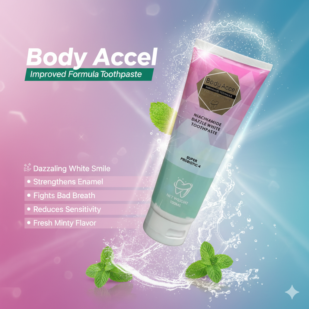 Real Niacinamide dazzle white toothpaste 100ml