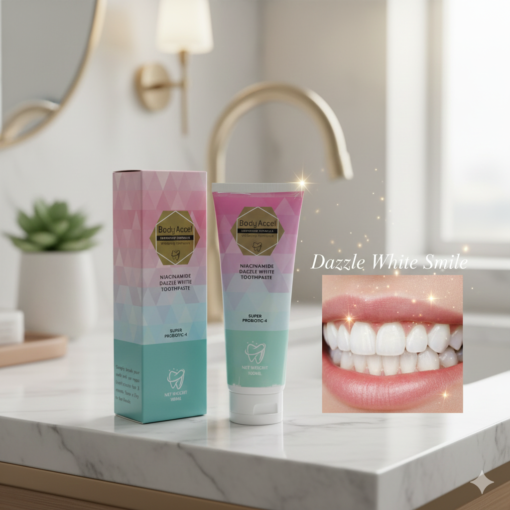 Real Niacinamide dazzle white toothpaste 100ml