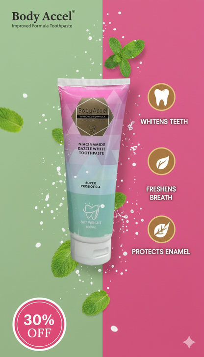 Real Niacinamide dazzle white toothpaste 100ml