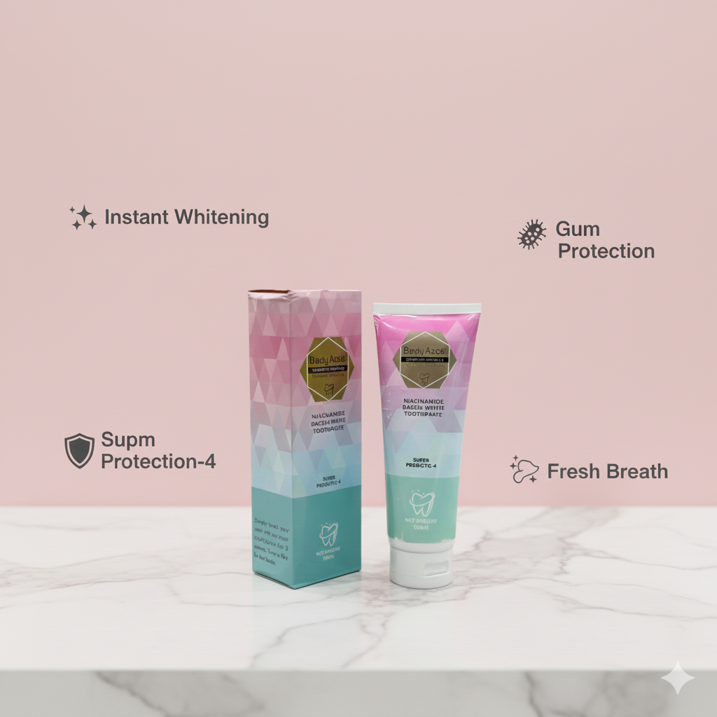 Real Niacinamide dazzle white toothpaste 100ml