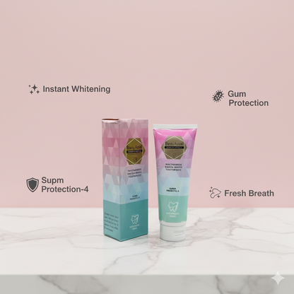 Real Niacinamide dazzle white toothpaste 100ml