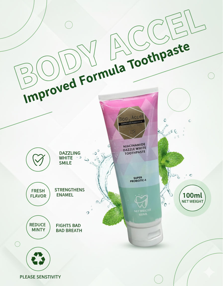 Real Niacinamide dazzle white toothpaste 100ml