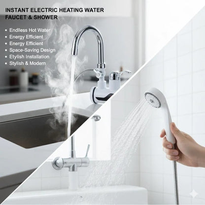 Instant electric heating faucet & shower