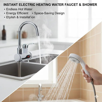 Instant electric heating faucet & shower