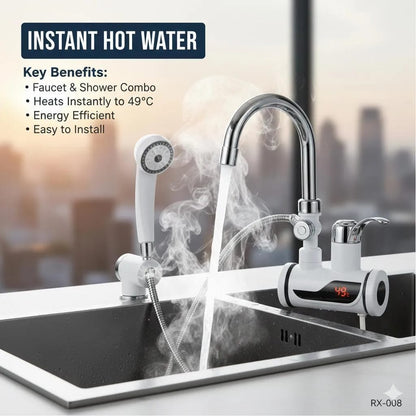 Instant electric heating faucet & shower