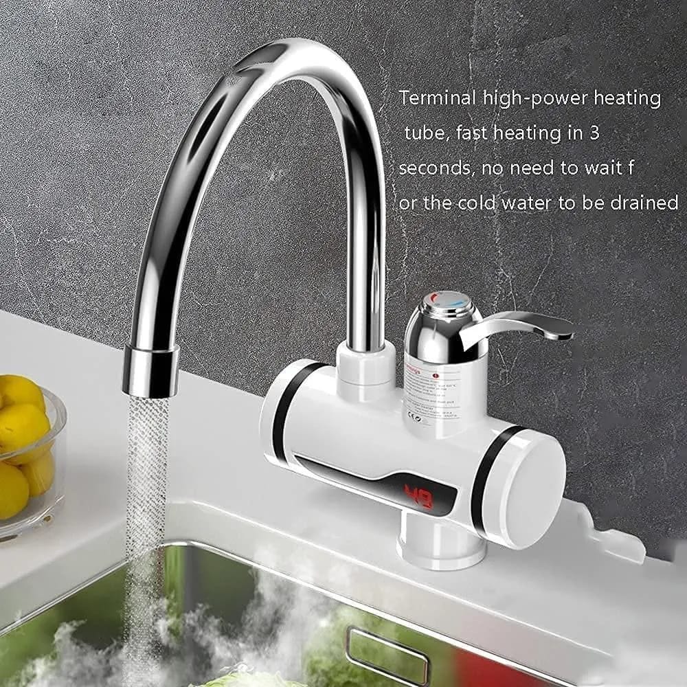 Multifunctional electric heating water faucet
