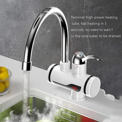 Multifunctional electric heating water faucet