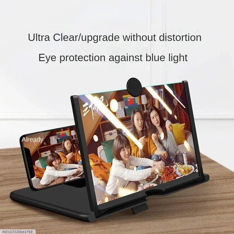 Video amplifying screen