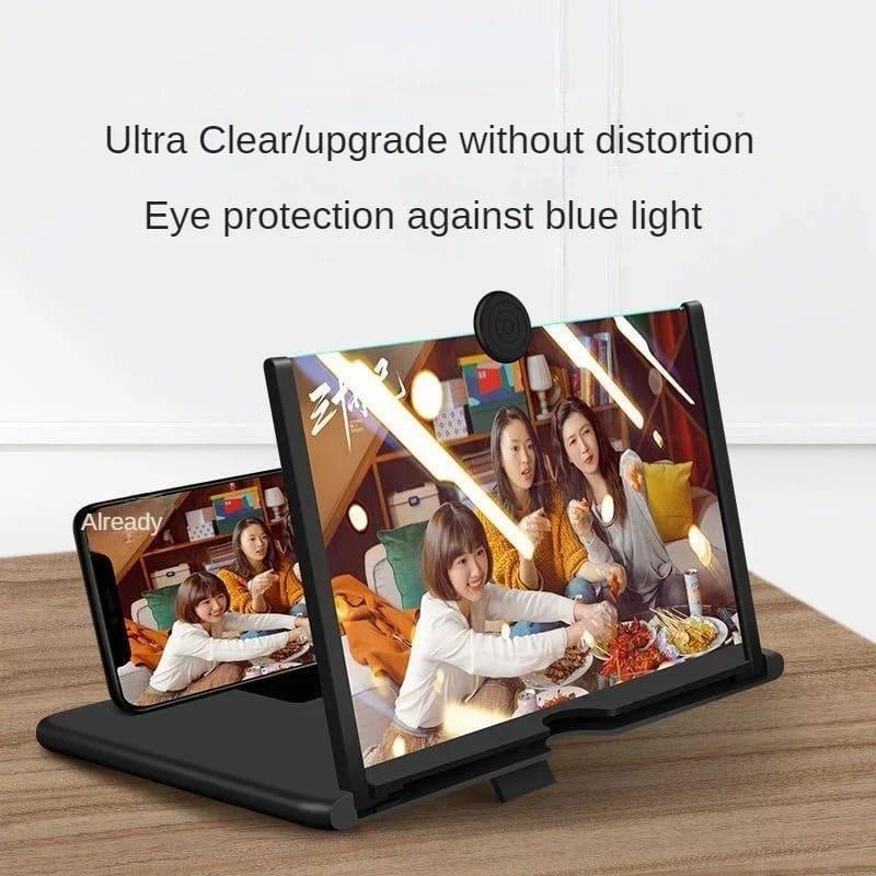 Video amplifying screen