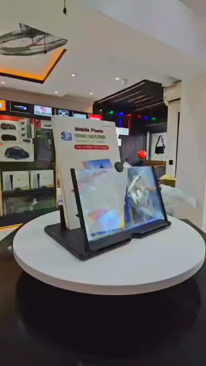 Video amplifying screen